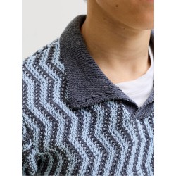 JACK & JONES JUNIOR Raiden kortærmet polo - Odyssey Gray