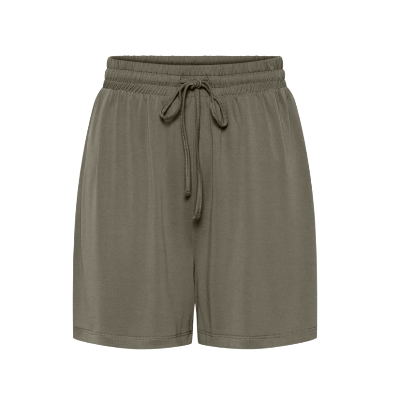 PIECES Anora HW shorts - Dusty Olive