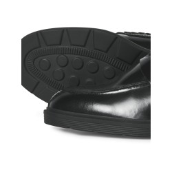 JACK & JONES Dax læder loafers - sort