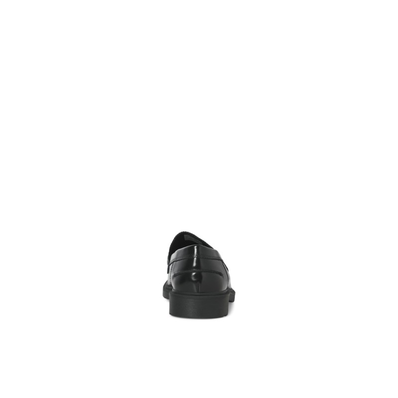JACK & JONES Dax læder loafers - sort