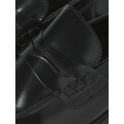 JACK & JONES Dax læder loafers - sort