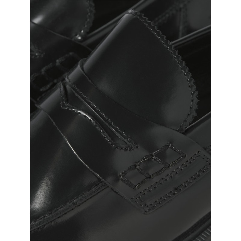 JACK & JONES Dax læder loafers - sort