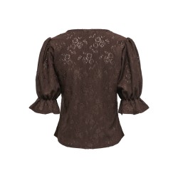 JDY Jakobe 2/4 blonde top - Coffee Bean