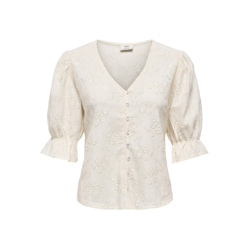 JDY Jakobe 2/4 blonde top - Egret
