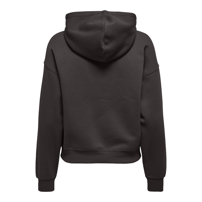 ONLY Best langærmet hoodie - Chocolate Torte