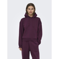 ONLY Best langærmet hoodie - Fig