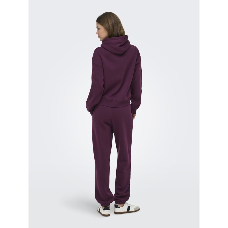 ONLY Best langærmet hoodie - Fig