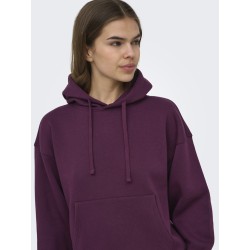 ONLY Best langærmet hoodie - Fig
