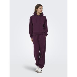 ONLY Best langærmet hoodie - Fig