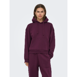 ONLY Best langærmet hoodie - Fig