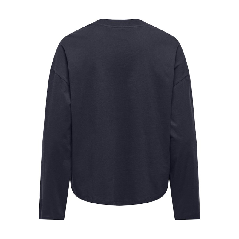 ONLY Happy langærmet t-shirt - Night Sky