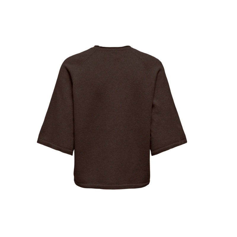 ONLY Loyal 2/4 Pullover - Chocolate Torte Melange