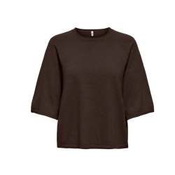 ONLY Loyal 2/4 Pullover - Chocolate Torte Melange