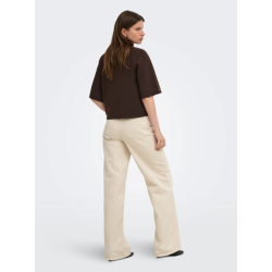 ONLY Loyal 2/4 Pullover - Chocolate Torte Melange