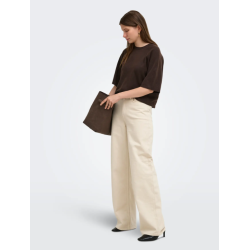 ONLY Loyal 2/4 Pullover - Chocolate Torte Melange