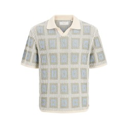 JACK & JONES JUNIOR Raiden kortærmet polo - Sea Salt