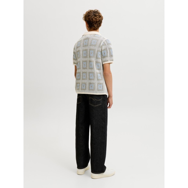 JACK & JONES JUNIOR Raiden kortærmet polo - Sea Salt