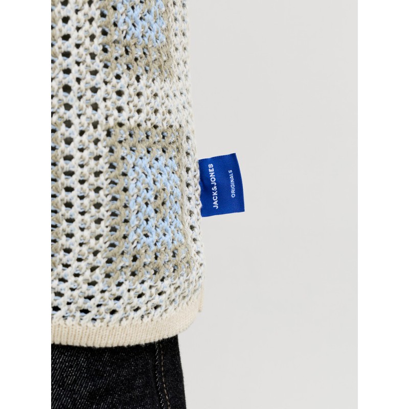 JACK & JONES JUNIOR Raiden kortærmet polo - Sea Salt
