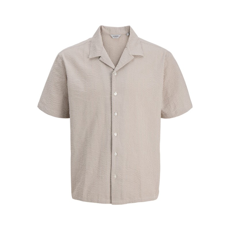 JJ REBEL Haven resort kortærmet t-shirt - Roasted Cashew