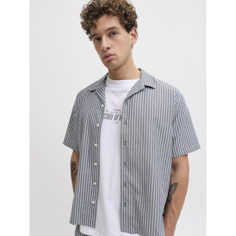 JJ REBEL Haven resort kortærmet t-shirt - Navy Blazer