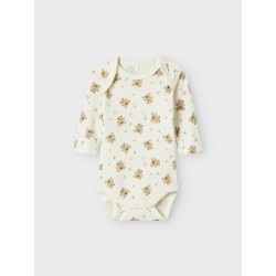 NAME IT Baby bodystocking 3-pak - Jet Stream Bear