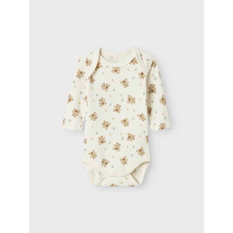 NAME IT Baby bodystocking 3-pak - Jet Stream Bear