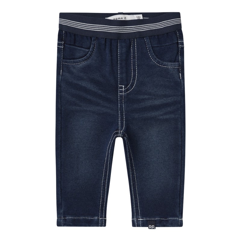NAME IT BABY Silas slim sweat jeans 7025 - Denim Blue