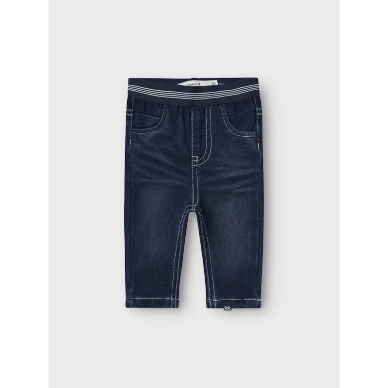 NAME IT BABY Silas slim sweat jeans 7025 - Denim Blue