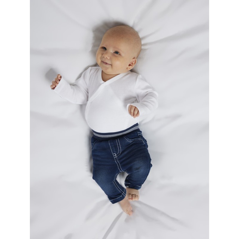 NAME IT BABY Silas slim sweat jeans 7025 - Denim Blue