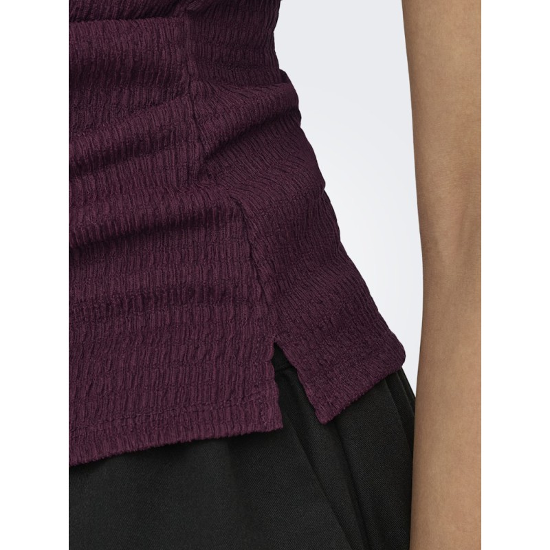 ONLY Debbie kortærmet skulder top - Fig