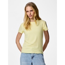 PIECES Nicca T-shirt - French Vanilla