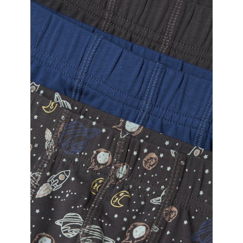 NAME IT Mini tights 3-pak - Forged Iron