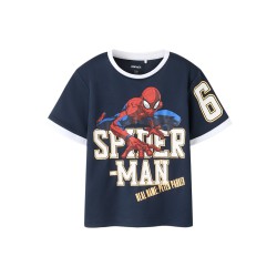 NAME IT Mini Manri spider kortærmet t-shirt - Navy Blazer