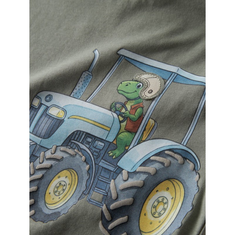 NAME IT Mini Kalle kortærmet T-shirt - Shadow