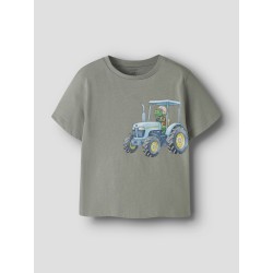 NAME IT Mini Kalle kortærmet T-shirt - Shadow