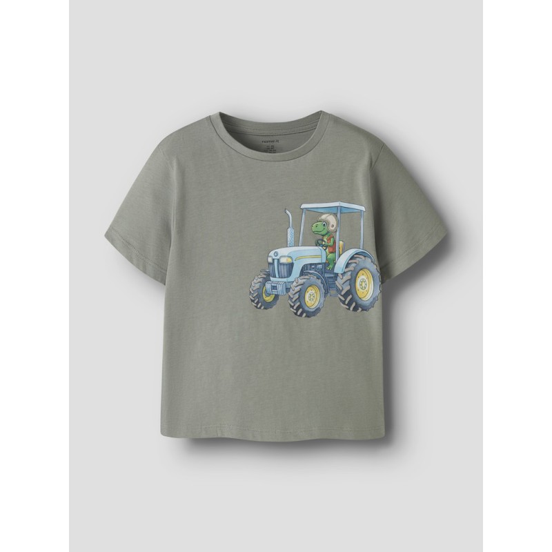 NAME IT Mini Kalle kortærmet T-shirt - Shadow
