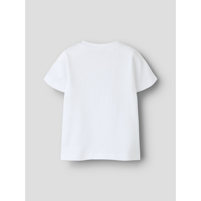 NAME IT Mini Kalle kortærmet T-shirt - Cloud Dancer