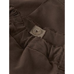 NAME IT MINI dreng - Ben jogger barrel fit cargo bukser - Chestnut