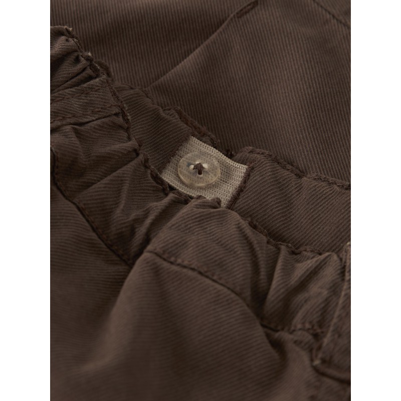 NAME IT MINI dreng - Ben jogger barrel fit cargo bukser - Chestnut