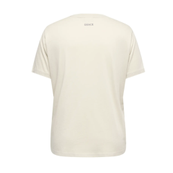 ONLY CARMAKOMA Roxy kortærmet T-shirt - Pumice Stone