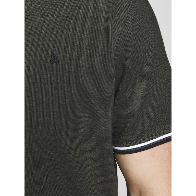 JACK & JONES PLUS Paulos Polo - Forest Night