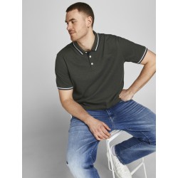 JACK & JONES PLUS Paulos Polo - Forest Night