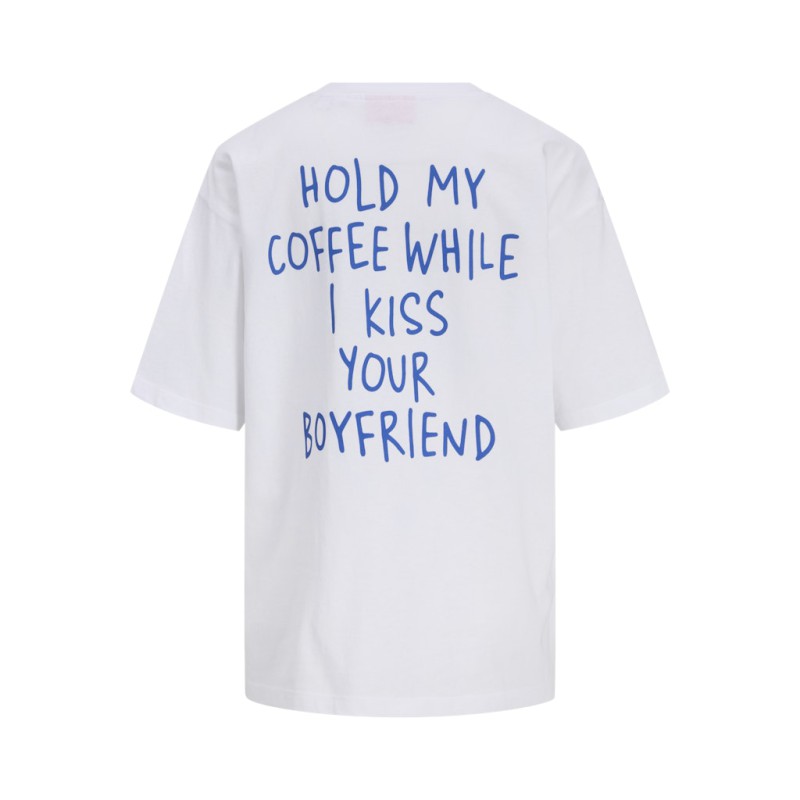 JJXX Millow loose kortærmet T-shirt - Bright White