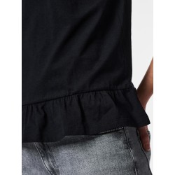 PIECES Disso kortærmet T-shirt - Sort