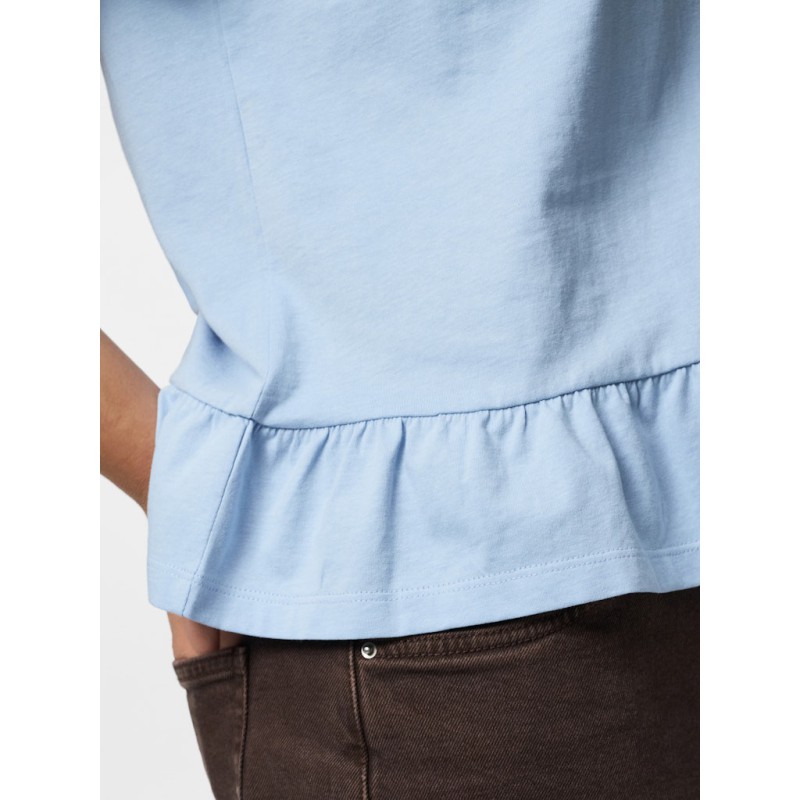 PIECES Disso kortærmet T-shirt - Cashmere Blue