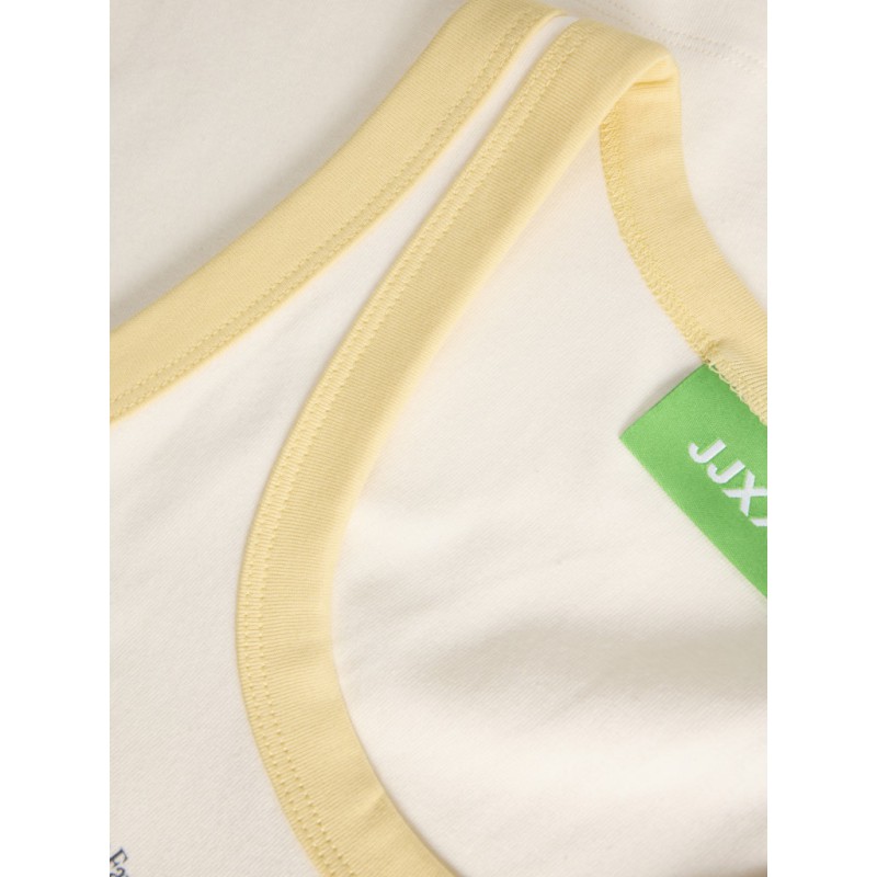 JJXX Hilda Print Tanktop - Vanilla Ice / Lemon