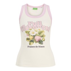 JJXX Hilda Print Tanktop - Vanilla Ice / Full Flavoured