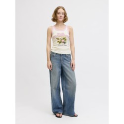 JJXX Hilda Print Tanktop - Vanilla Ice / Full Flavoured