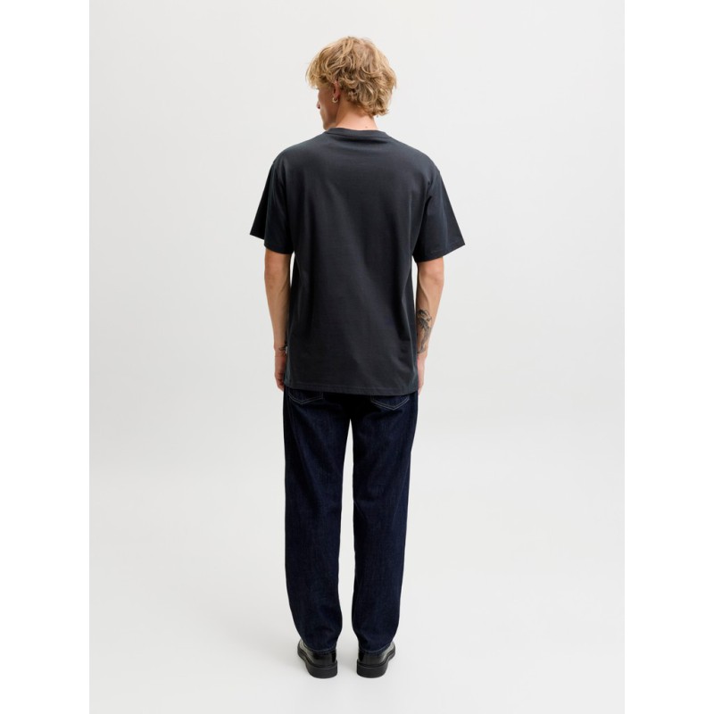 JACK & JONES Organic relaxed kortærmet T-shirt - Sort