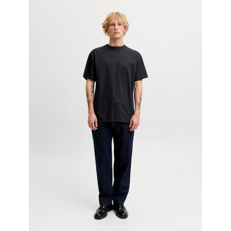 JACK & JONES Organic relaxed kortærmet T-shirt - Sort